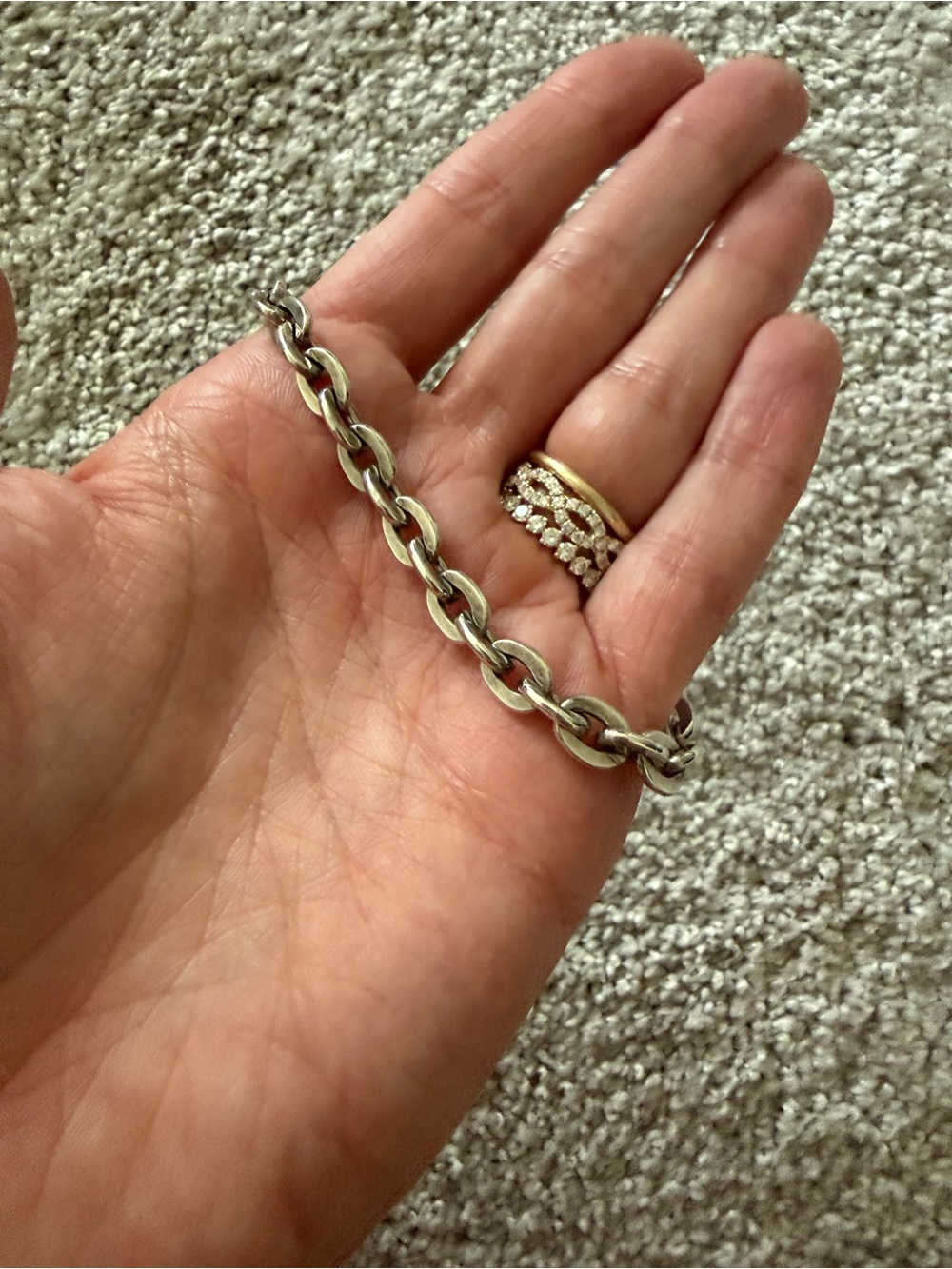 Miranda Frye Sterling Silver Chunky Chain Bracelet - Silver